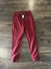 Under Armour Pants Mens Medium UA Sportstyle Joggers Tapered Dark Red 1290261