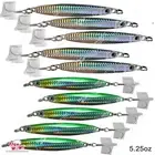 Fish WOW! 10pcs 150g Coltsniper 5.25oz Vertical jig w/ MUSTAD Hook 2 colors NEW