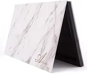 Magnetic Palette Marble Empty Makeup Palette with Mirror for Eyeshadow Lipstick Blush Powder (White)