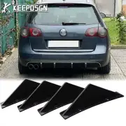 For VW Passat B6 Golf GTI Gloss Shark Fin Rear Bumper Diffuser Spoiler Splitters (for: Volkswagen)