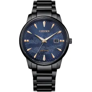 【CITIZEN 星辰】PAIR系列 Hebe田馥甄廣告款 天川銀河 限定款 光動能時尚腕/39.2mm(BM7595-89L)