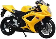 Motorcycle Model with Steering for Su&zu&ki GSX-R600 1:12 Alloy Racing Motorcycle Model Diecast Metal Street Sports Motorcycle Model Simulation Gifts