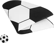 1Pc Round Carpet Floor Cushion Slip Football Shaped Rug for Computer Chair Stylish Home Floor Mat for Bedroom Living
