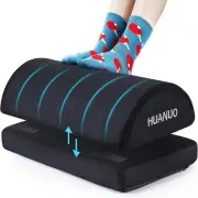 HUANUO Foot Rest for Under Desk at Work, Adjustable Footrest with 2 Height