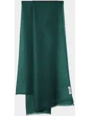 [Heirloom Cashmere] Cashmere Lightweight Shawl in Emerald
