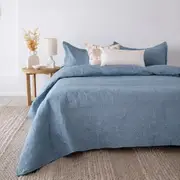 Bambury Paisley Coverlet Set Blue Woven Home Decor Bedding
