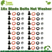 16 X Blade Bolts Nuts and Washers Set For Lawn Mower OEM FLYMO 288151 HUSQVARNA