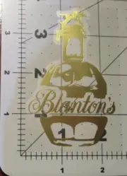 BLANTONS BOURBON buffalo trace kentucky whiskey distillery STICKER decal empty I