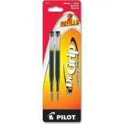 77271 Pilot Dr. Grip Center of Gravity Pen Refill, Medium, Black, 2 Packs of 2