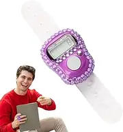 Digital Lap Counter - Portable Clicker Tally, Handheld Number Trackers | Score Keeper Devices, LCD Display Counting Clicker, Electronic Row Marker for Sports Knitting Events Inventory