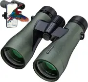 12x50 Professional UHD Binoculars for Adults with Phone Adapter – High Power Opt