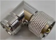 Workman RAA UHF PL-259 Male Plug to SO-239 Female Right Angle RF Adapter NEW