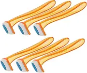 CRILSTYLEO Compact Travel Ladies Razor Shaver 6pcs Set for Smooth Bikini Arm Hair Removal Random