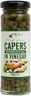 Chef's Choice Capers Non Parielles 5-7mm in Vinegar, 110 g