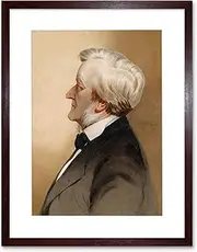 Painting Portrait Diefenbach Composer Richard Wagner Framed Wall Art Print