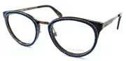 Diesel DL5154 052 Unisex Eyeglasses Frames 50-20-145 Blue Denim on Dark Havana