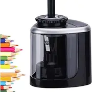 AnnuoYi Electric Pencil Sharpener,Pencil Sharpener with Durable Blade to Fast Sharpen, Battery Operated Automatic Sharpener for No.2/Colored Pencils(6-8mm), School/Classroom/Office/Home