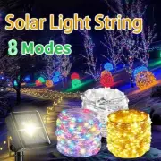 Outdoor Waterproof Solar Fairy Lights Solar Powered 39FT 100 Solar String Lights