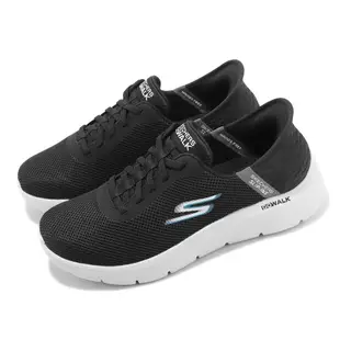 Skechers 休閒鞋 Go Walk Flex Slip-Ins 健走鞋 黑 白 男鞋 ACS 216496BKGY