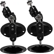 Angoily 4 Sets Camera Bracket Power Bank Outdoor Mount Camera Mount Wall Mount Unit Ring Outdoor Camera Hanging Camera Shelf Ring Indoor Camera Base Blink Mounts for Outdoor Iron Black