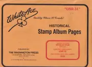 White Ace Stamp Album Pages - Regular Issues - SIMPLIFIED - 2001 - USR-31