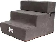 Pet Step Stairs | Portable Dog Steps for Bed | Dog Stairs 3-Steps | Dog Detachable 3-Story Staircase | Removable Stairs Ladder Dog Stair | Stair Step for Small and Large Pets