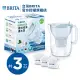 【德國BRITA】Style XL永續版純淨濾水壺+2入全效型濾芯(共3芯) 冰川藍3.6L1+2入全效型濾芯_共3芯