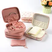 Travel Jewelry Organizer Box Portable Display Storage Holder for Women Girls