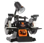 WEN BG625V 2.5-Amp 6-Inch Variable Speed Bench Grinder with Flexible Work Lig...