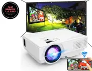 Portable Mini WiFi Projector Full HD 1080P Movie Home Video For iPhone Samsung