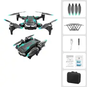 Folding Drone Intelligent Obstacle Avoidance High-Definition Dual Camera Aerial Drone (S6Pro/G6Pro Brushless Power, Dual Electric Version, Blue)
