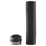 75mm Heater Duct Hose Pipe Air Duct Air Vent Outlet Hose Clip For Webasto Eberspach Diesel-Parking Heater Black