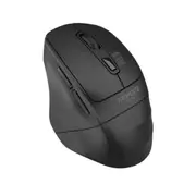 Promate SAMIT.BLK Ergonomic Silent Click Wireless Mouse - Black Up to 2200 DPI - 10m Working Range - Plug & Play - Supports 1200/1600/2200 DPI High Precision - Amidextrous Design [SAMIT.BLK]