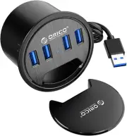 ORICO Desk Grommet, 4 Port USB 3.0 Hub with 4.9ft Extension Cord for Diameter...