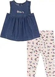 [Tommy Hilfiger] Girls 2 Piece Tunic Capri Set