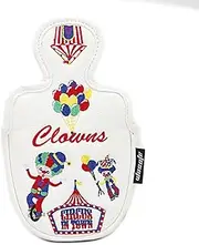 Golf Putter Covers,PU Waterproof Magnetic Golf Putter Headcover with Clown Pattern - Sports Fan Equipment for Kids, Family, Friends, Home