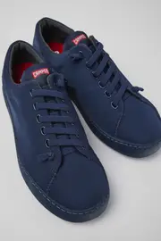 Peu Touring Blue Textile Sneaker for Men