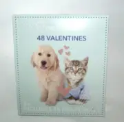 RachaelHale 48 Valentines, Includes 48 Heart Seals, NEW