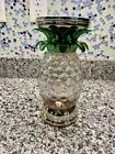 BATH & BODY WORKS PINEAPPLE GLITTER WATER GLOBE-CANDLE HOLDER-LIGHTS UP-BATT OP.