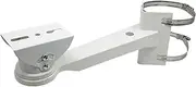 FVDPWYE Security Camera Corner Pole Mounting Bracket Pole Clamp Mount Bracket Surveillance Camera Bracket, 20cm