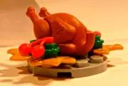 LEGO Harry Potter Minifigure, CHRISTMAS TURKEY (Genuine)