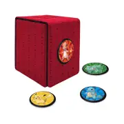 Ultra PRO Pokemon Alcove Click Kanto Deck Box Organizer Storage 100 Cards Holder