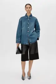 Dalton Denim Shirt in Classic Blue - CAMILLA AND MARC® C&M