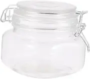 CIYODO Snack Storage Jar Food Storage Container Nut Storage Container Cereal Container Snack Storage Can Fruit Decor Mason Jar Decor Snack Container Airtight Storage Jar Glass Storage Jar