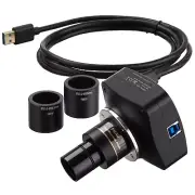 AmScope MU313-BI 3.1MP USB3.0 BSI C-mount Microscope Camera with Calibration Sli