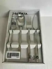 IKEA FLATWARE SET DATA STAINLESS BRAND NEW SET 24 PIECES KNIFE free shipping @@