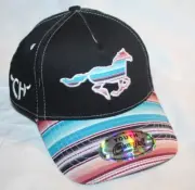 New COWGIRL HARDWARE youth Chevron Serape Running Horse hat cap