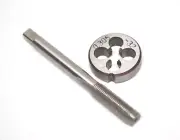 0.305-32 (.305x32) Quality HSS Tap & Die Set with Storage Cases (Schrader Valve)