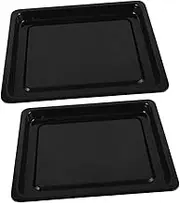 2pcs Baking Tray Set and Heat Resistant Baking Pan for Commercial Kitchens Bakeries and Large Scale Baking