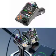 USB Car Bluetooth FM Transmitter Audio Receiver MP3 Player Type-C Fast Charging (for: Honda Civic)